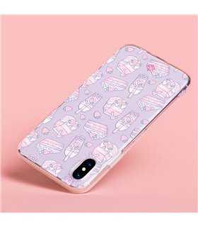 Funda para [ Vivo Y35 ] Dibujo Cute [ Postres de Fresa En Rosa Pastel ] de Silicona Flexible