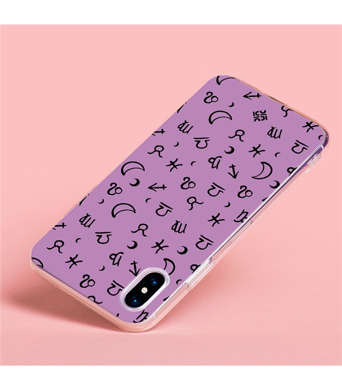 Funda para [ Vivo Y35 ] Dibujo Esotérico [ 12 Signos del Zodiaco ] de Silicona Flexible para Smartphone