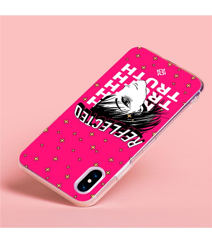 Funda para [ Vivo Y35 ] Dibujos Frikis [ Chica Manga Reflected Truth ] de Silicona Flexible para Smartphone