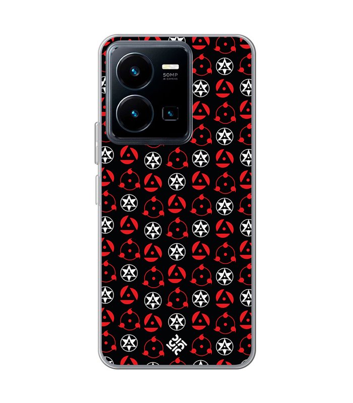 Funda para [ Vivo Y35 ] Dibujos Frikis [ Ojos Sharingan ] de Silicona Flexible para Smartphone 