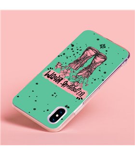 Funda para [ Vivo Y35 ] Dibujo Frases Guays [ Botas Let Yourself Bloom ] de Silicona Flexible