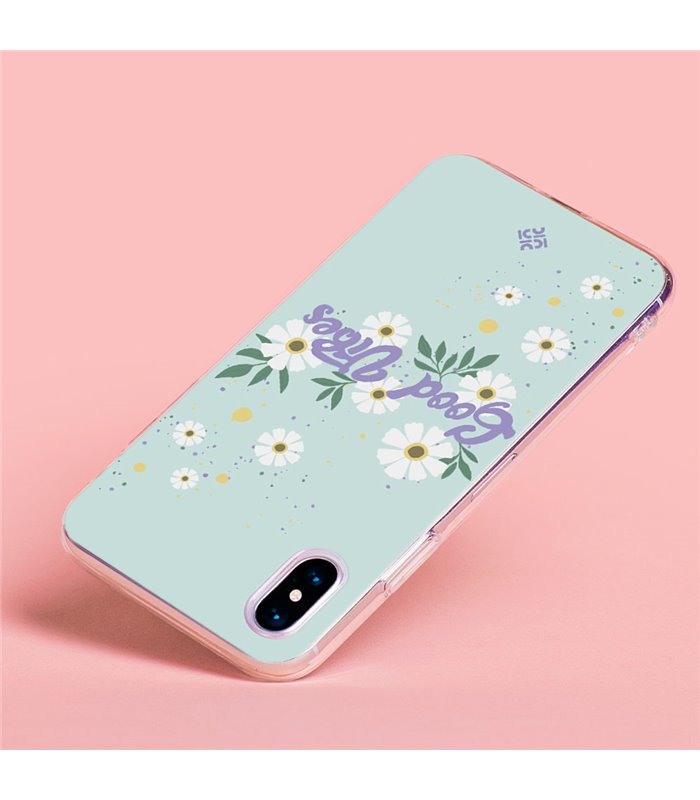 Funda para [ Vivo Y35 ] Dibujo Frases Guays [ Margaritas Good Vibes ] de Silicona Flexible