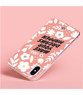 Funda para [ Vivo Y35 ] Dibujo Frases Guays [ Make You Dreams Happen ] de Silicona Flexible