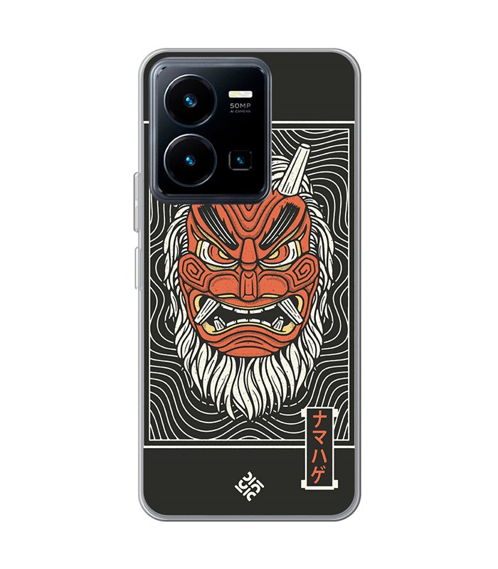 Funda para [ Vivo Y35 ] Dibujo Japones [ Demonio Namahage Japones ] de Silicona Flexible