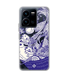 Funda para [ Vivo Y35 ] Dibujo Japones [ Ramen ] de Silicona Flexible para Smartphone 