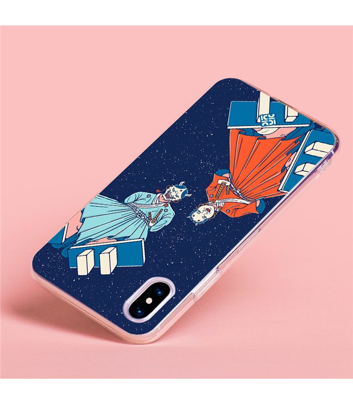 Funda para [ Vivo Y35 ] Dibujo Japones [ Los dioses Japoneses Desde Arriba ] de Silicona