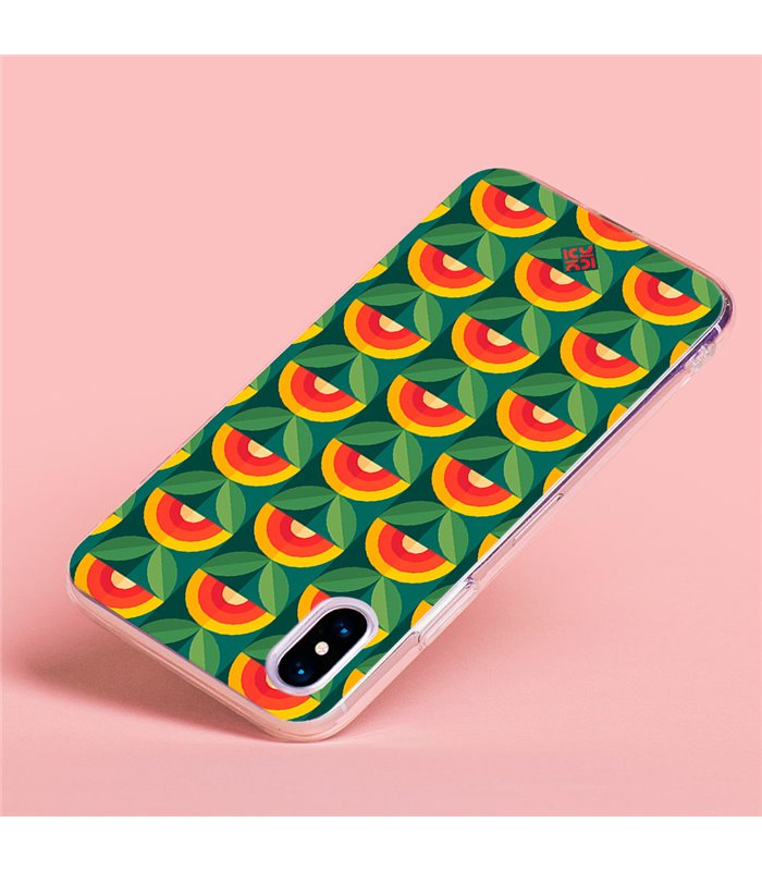 Funda para [ Vivo Y35 ] Dibujos Retro [ Diseño Flor - Retro ] de Silicona Flexible