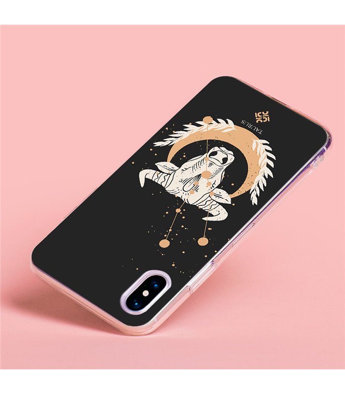 Funda para [ Vivo Y35 ] Dibujo Zodiaco [ Signo Zodiacal - Tauro ] de Silicona Flexible para Smartphone 