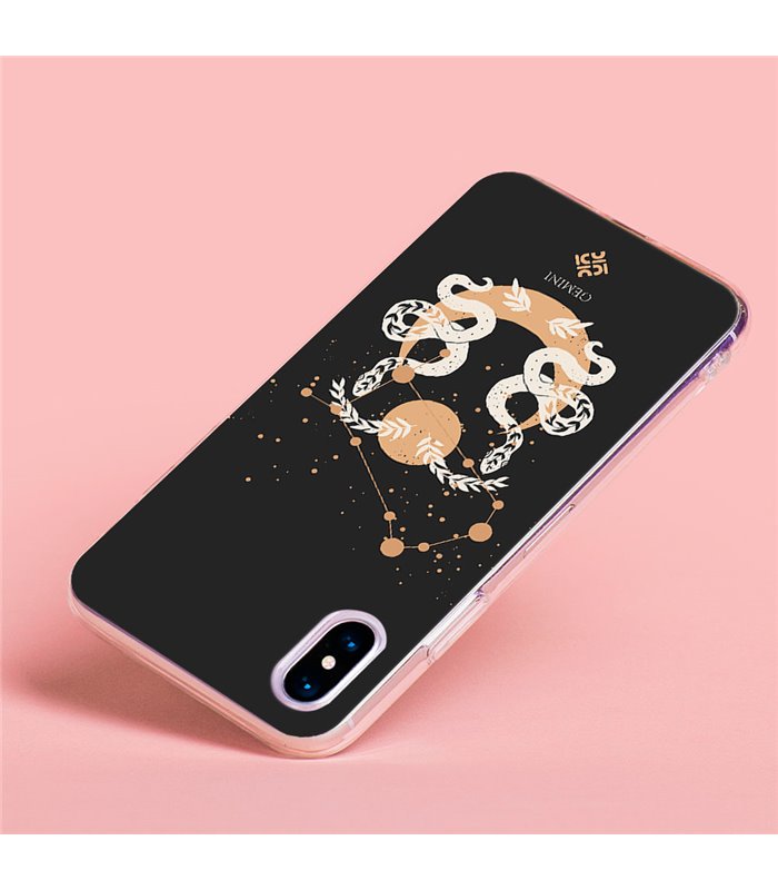 Funda para [ Vivo Y35 ] Dibujo Zodiaco [ Signo Zodiacal - Geminis ] de Silicona Flexible para Smartphone 