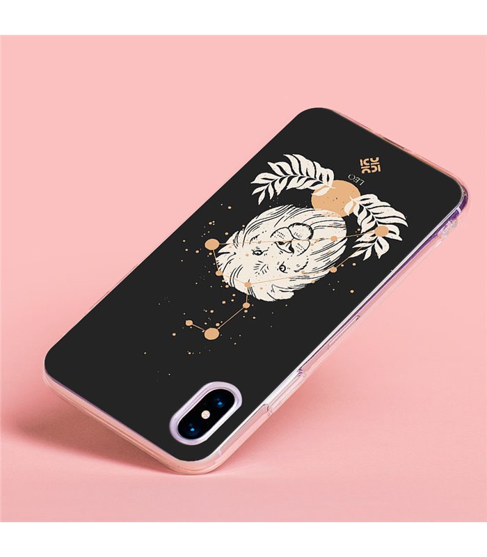 Funda para [ Vivo Y35 ] Dibujo Zodiaco [ Signo Zodiacal - Leo ] de Silicona Flexible para Smartphone 