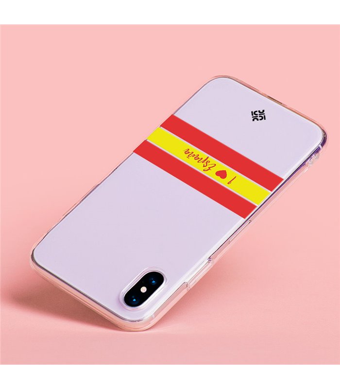 Funda para [ Vivo Y16 ] Dibujo Auténtico [ I Love España ] de Silicona Flexible para Smartphone