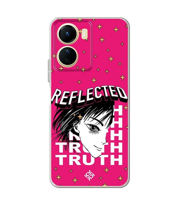 Funda para [ Vivo Y16 ] Dibujos Frikis [ Chica Manga Reflected Truth ] de Silicona Flexible para Smartphone