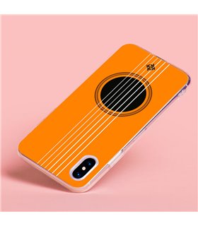Funda para [ Vivo Y16 ] Diseño Música [ Caja de Resonancia Guitarra ] de Silicona Flexible para Smartphone
