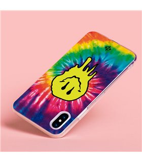 Funda para [ Vivo Y16 ] Dibujo Tendencias [ Sonrisa Smile Swirl Abstracto ] de Silicona Flexible para Smartphone