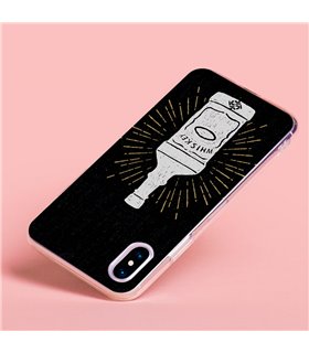 Funda para [ Vivo Y16 ] Dibujo Auténtico [ Whiskey ] de Silicona Flexible para Smartphone