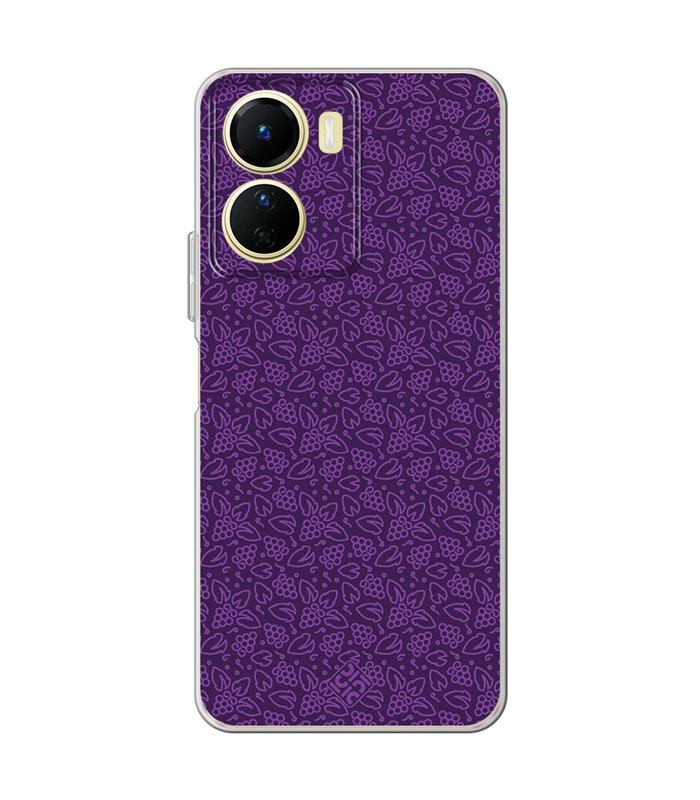 Funda para [ Vivo Y16 ] Dibujo Auténtico [ Patron Viña ] de Silicona Flexible para Smartphone