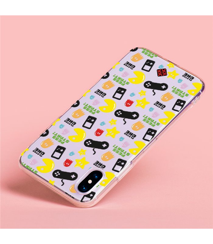 Funda para [ Vivo Y22s ] Dibujo Auténtico [ Comecocos ] de Silicona Flexible para Smartphone