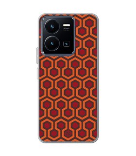 Funda para [ Vivo Y22s ] Cine Fantástico [ Alfombra El Resplandor ] de Silicona Flexible para Smartphone