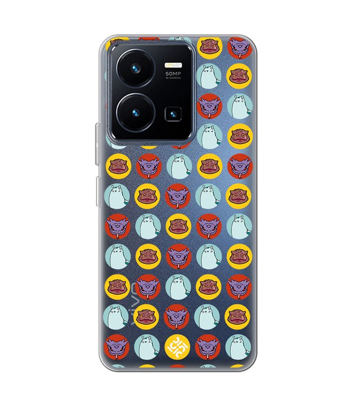 Funda para [ Vivo Y22s ] Dibujos Frikis [ Invocaciones de Gamabunta, Katsuyu y Manda ] de Silicona Flexible Smartphone