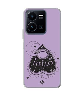 Funda para [ Vivo Y22s ] Dibujo Gotico [ Dieza de la Ouija - Hello ] de Silicona Flexible para Smartphone