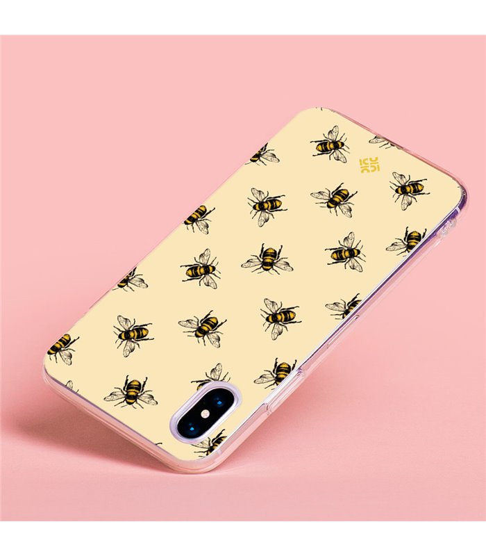 Funda para [ Vivo Y22s ] Dibujo Mascotas [ Abejas Ilustracion ] de Silicona Flexible para Smartphone