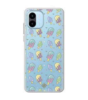 Funda para [ Xiaomi Redmi A1 ] Dibujo Auténtico [ Polos ] de Silicona Flexible para Smartphone