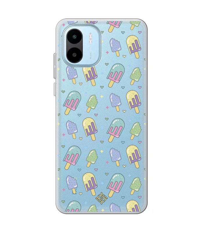 Funda para [ Xiaomi Redmi A1 ] Dibujo Auténtico [ Polos ] de Silicona Flexible para Smartphone