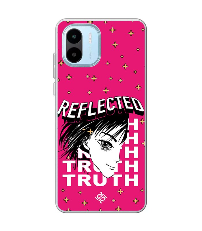 Funda para [ Xiaomi Redmi A1 ] Dibujos Frikis [ Chica Manga Reflected Truth ] de Silicona Flexible para Smartphone