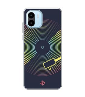 Funda para [ Xiaomi Redmi A1 ] Diseño Música [ Dibujo Disco de Vinilo ] de Silicona Flexible