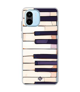 Funda para [ Xiaomi Redmi A1 ] Diseño Música [ Teclas de Piano ] de Silicona Flexible