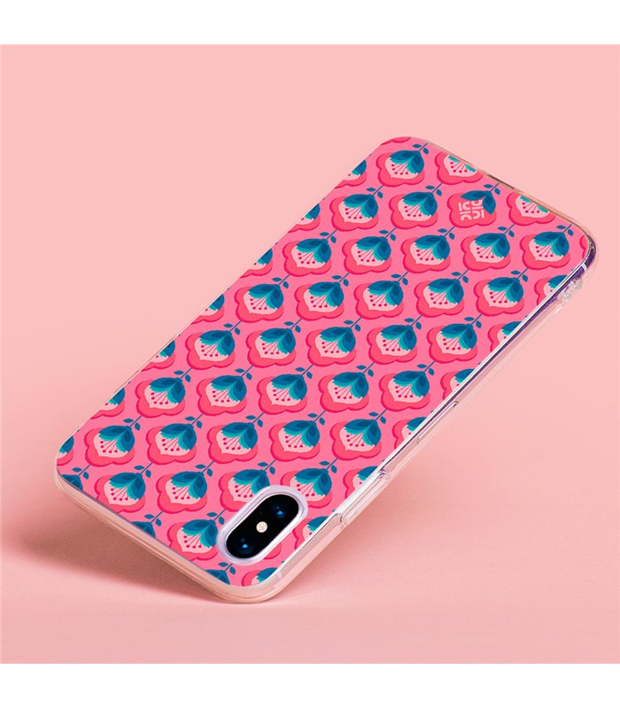 Funda para [ Xiaomi Redmi A1 ] Dibujos Retro [ Algodones Rosa - Caleidoscopio ] de Silicona