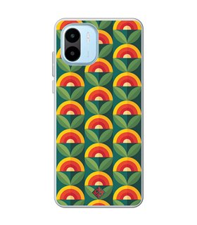 Funda para [ Xiaomi Redmi A1 ] Dibujos Retro [ Diseño Flor - Retro ] de Silicona Flexible