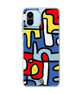 Funda para [ Xiaomi Redmi A1 ] Dibujo Auténtico [ Impresión Moderna de Arte Minimalista ] de Silicona Flexible