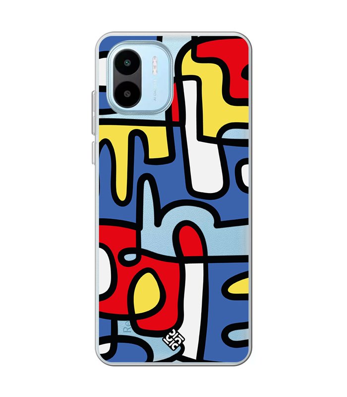 Funda para [ Xiaomi Redmi A1 ] Dibujo Auténtico [ Impresión Moderna de Arte Minimalista ] de Silicona Flexible