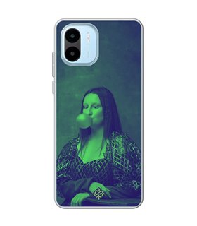 Funda para [ Xiaomi Redmi A1 ] Dibujo Auténtico [ Mona Lisa Moderna ] de Silicona Flexible para Smartphone 