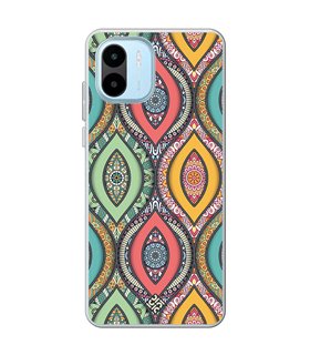 Funda para [ Xiaomi Redmi A1 ] Dibujo Auténtico [ Ojo de Hamsa Mandala ] de Silicona Flexible