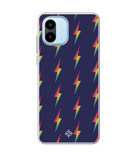 Funda para [ Xiaomi Redmi A1 ] Dibujo Auténtico [ Rayos de Colores ] de Silicona Flexible