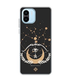 Funda para [ Xiaomi Redmi A1 ] Dibujo Zodiaco [ Signo Zodiacal - Sagitario ] de Silicona Flexible para Smartphone 