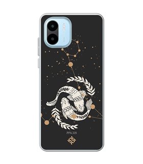 Funda para [ Xiaomi Redmi A1 ] Dibujo Zodiaco [ Signo zodiacal - Picis ] de Silicona Flexible para Smartphone 