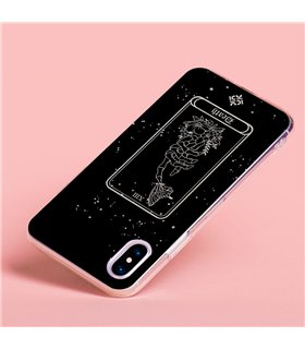 Funda para [ TCL 305i ] Dibujo Esotérico [ Carta del Tarot -  Death ] de Silicona Flexible para Smartphone