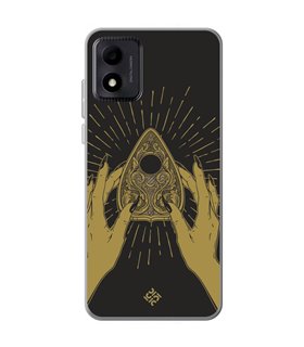 Funda para [ TCL 305i ] Dibujo Esotérico [ Planchette Oráculo ] de Silicona Flexible para Smartphone