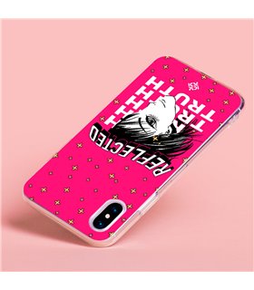 Funda para [ TCL 305i ] Dibujos Frikis [ Chica Manga Reflected Truth ] de Silicona Flexible para Smartphone