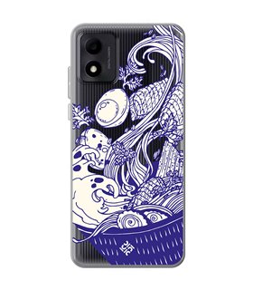 Funda para [ TCL 305i ] Dibujo Japones [ Ramen ] de Silicona Flexible para Smartphone