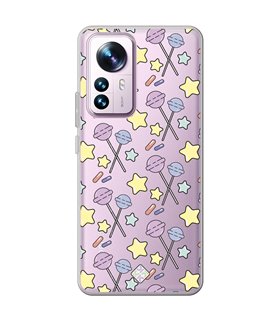 Funda para [ Xiaomi 12T - 12T Pro ] Dibujo Auténtico [ Chupachups ] de Silicona Flexible para Smartphone