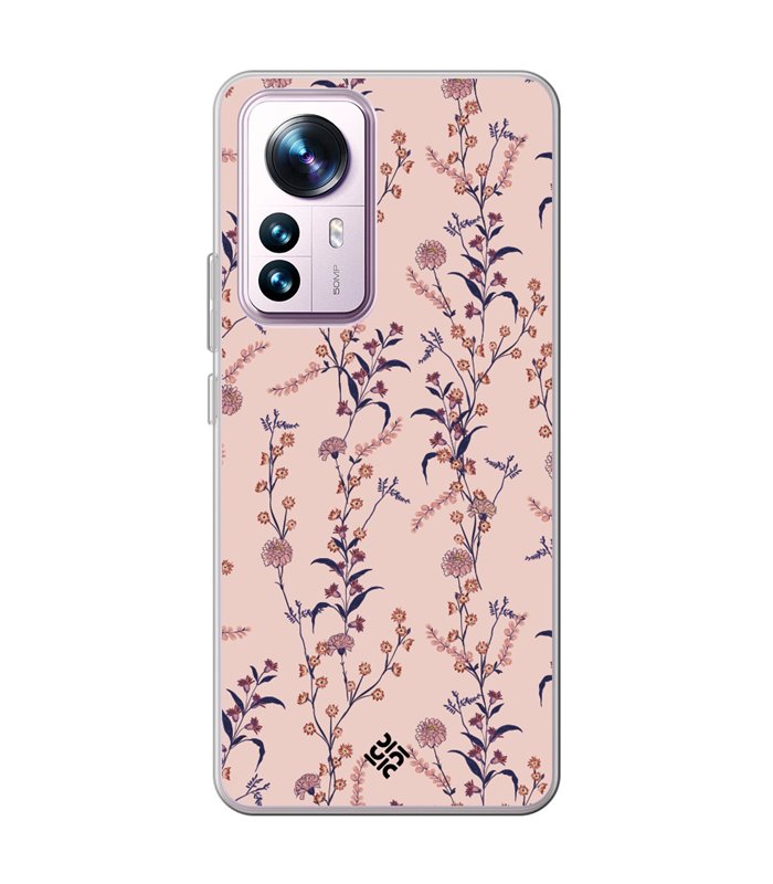 Funda para [ Xiaomi 12T - 12T Pro ] Dibujo Botánico [ Motivos botánico de varios tipos de flores ] de Silicona Flexible