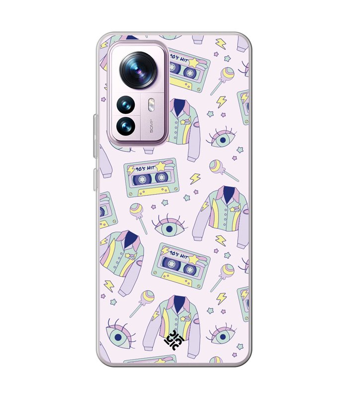 Funda para [ Xiaomi 12T - 12T Pro ] Dibujo Cute [ Chaqueta Retro de Color Pastel Años 90 ] de Silicona Flexible