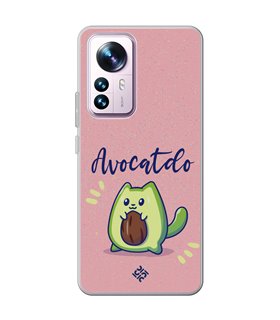 Funda para [ Xiaomi 12T - 12T Pro ] Dibujo Cute [ Avocatdo ] de Silicona Flexible para Smartphone