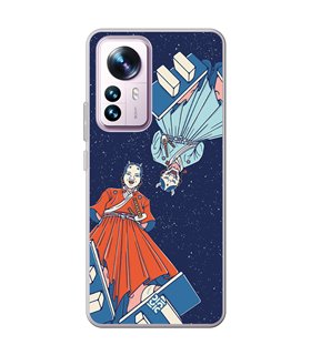 Funda para [ Xiaomi 12T - 12T Pro ] Dibujo Japones [ Los dioses Japoneses Desde Arriba ] de Silicona