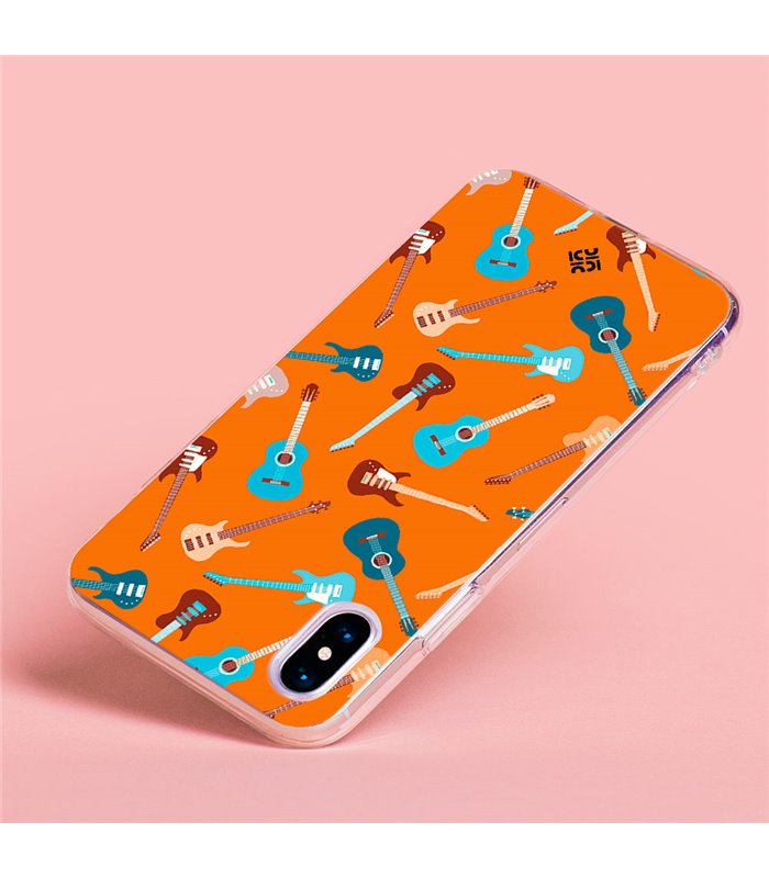 Funda para [ Xiaomi 12T - 12T Pro ] Diseño Música [ Tipos de Guitarra ] de Silicona Flexible para Smartphone