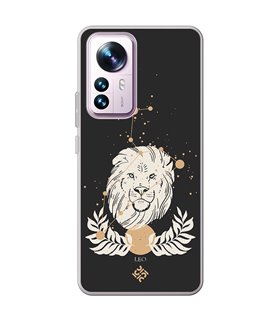 Funda para [ Xiaomi 12T - 12T Pro ] Dibujo Zodiaco [ Signo Zodiacal - Leo ] de Silicona Flexible para Smartphone 